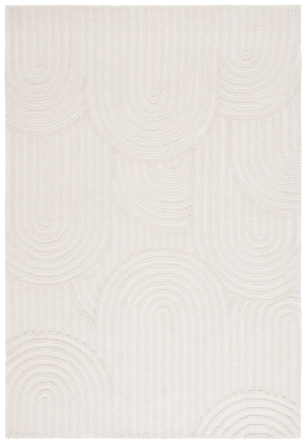 Safavieh Southampton Hand-tufted Plush Rug - Contemporary Comfort With Organic Design For Elegant Spaces Ivory 55% Wool,45% Polyester Sha304a-6sq