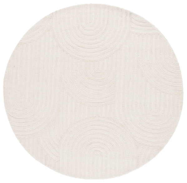 Safavieh Southampton Hand-tufted Plush Rug - Contemporary Comfort With Organic Design For Elegant Spaces Ivory 55% Wool,45% Polyester Sha304a-6sq