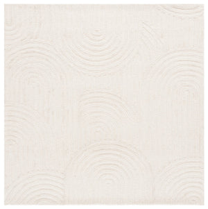 Safavieh Southampton Hand-tufted Plush Rug - Contemporary Comfort With Organic Design For Elegant Spaces Ivory 55% Wool,45% Polyester Sha304a-6sq