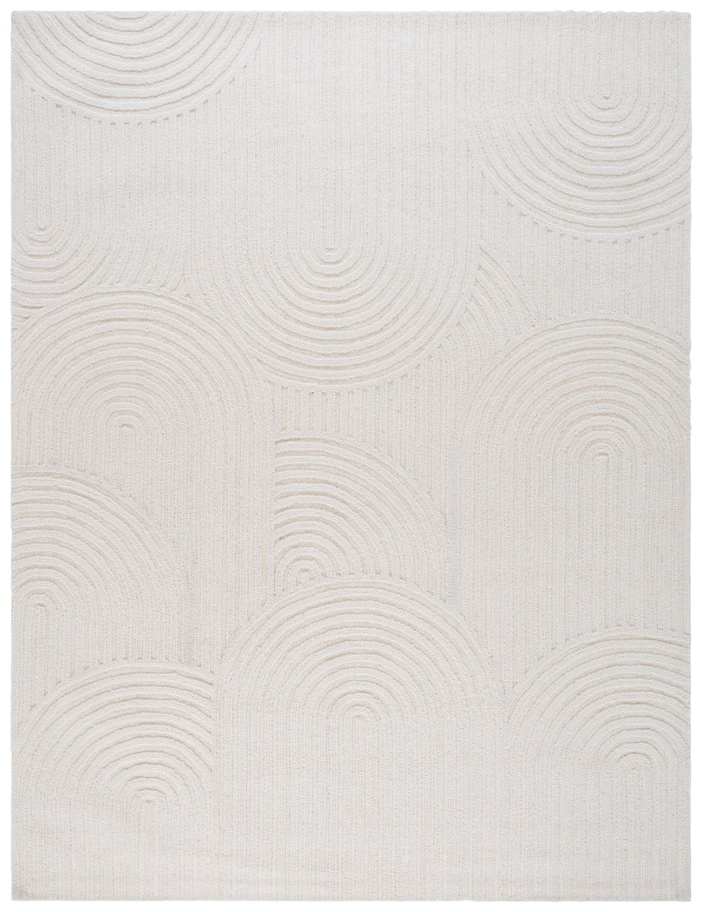 Safavieh Southampton Hand-tufted Plush Rug - Contemporary Comfort With Organic Design For Elegant Spaces Ivory 55% Wool,45% Polyester Sha304a-6sq