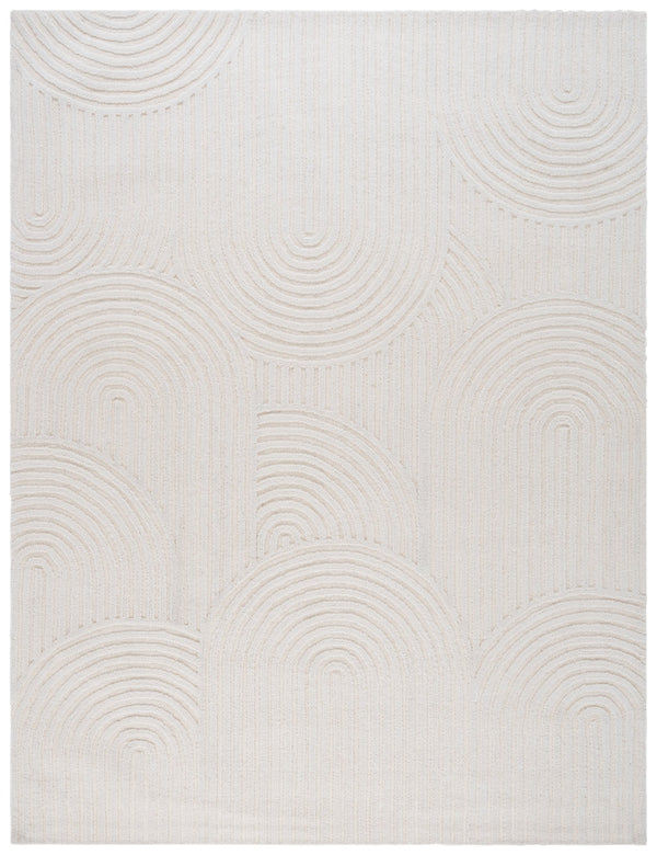 Safavieh Southampton Hand-tufted Plush Rug - Contemporary Comfort With Organic Design For Elegant Spaces Ivory 55% Wool,45% Polyester Sha304a-6sq