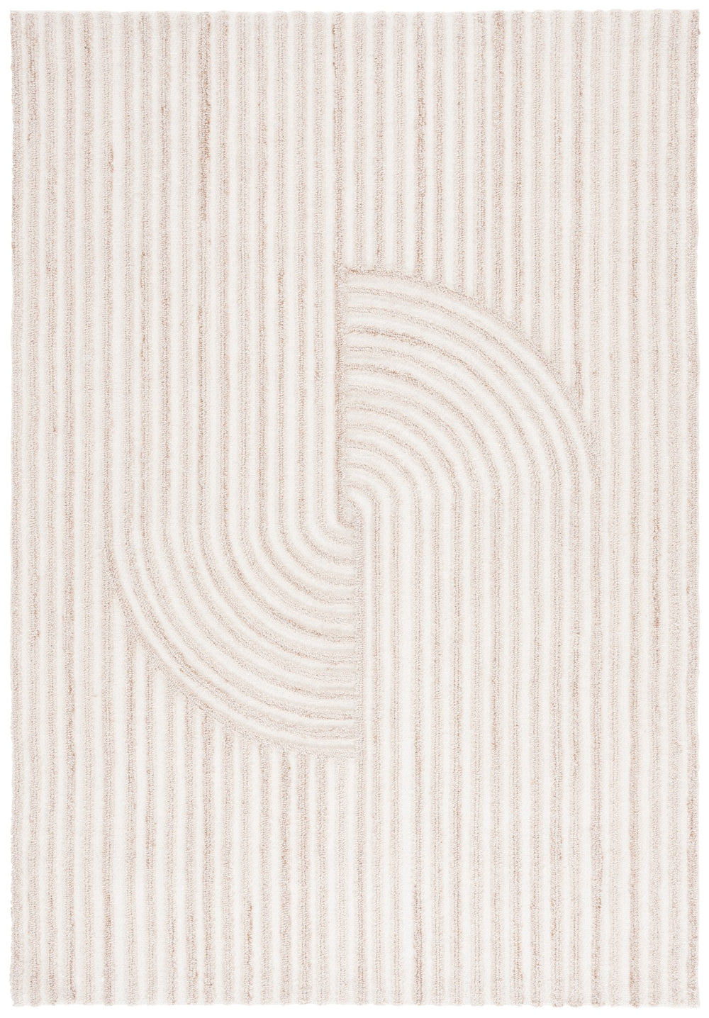 Safavieh Southampton Hand-tufted Area Rug - Exquisite Artisan Craftsmanship For Elegant Living Spaces Beige ,Ivory 55% Wool,45% Polyester Sha305b-6