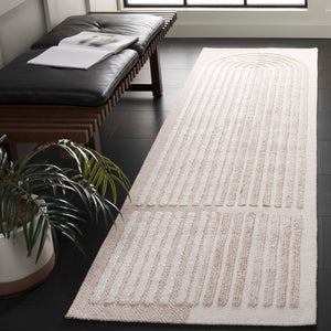 Safavieh Southampton Hand-tufted Area Rug - Luxurious Wool Blend With Modern Design For Chic Home Decor Ivory ,Beige 55% Wool,45% Polyester Sha306b-6sq