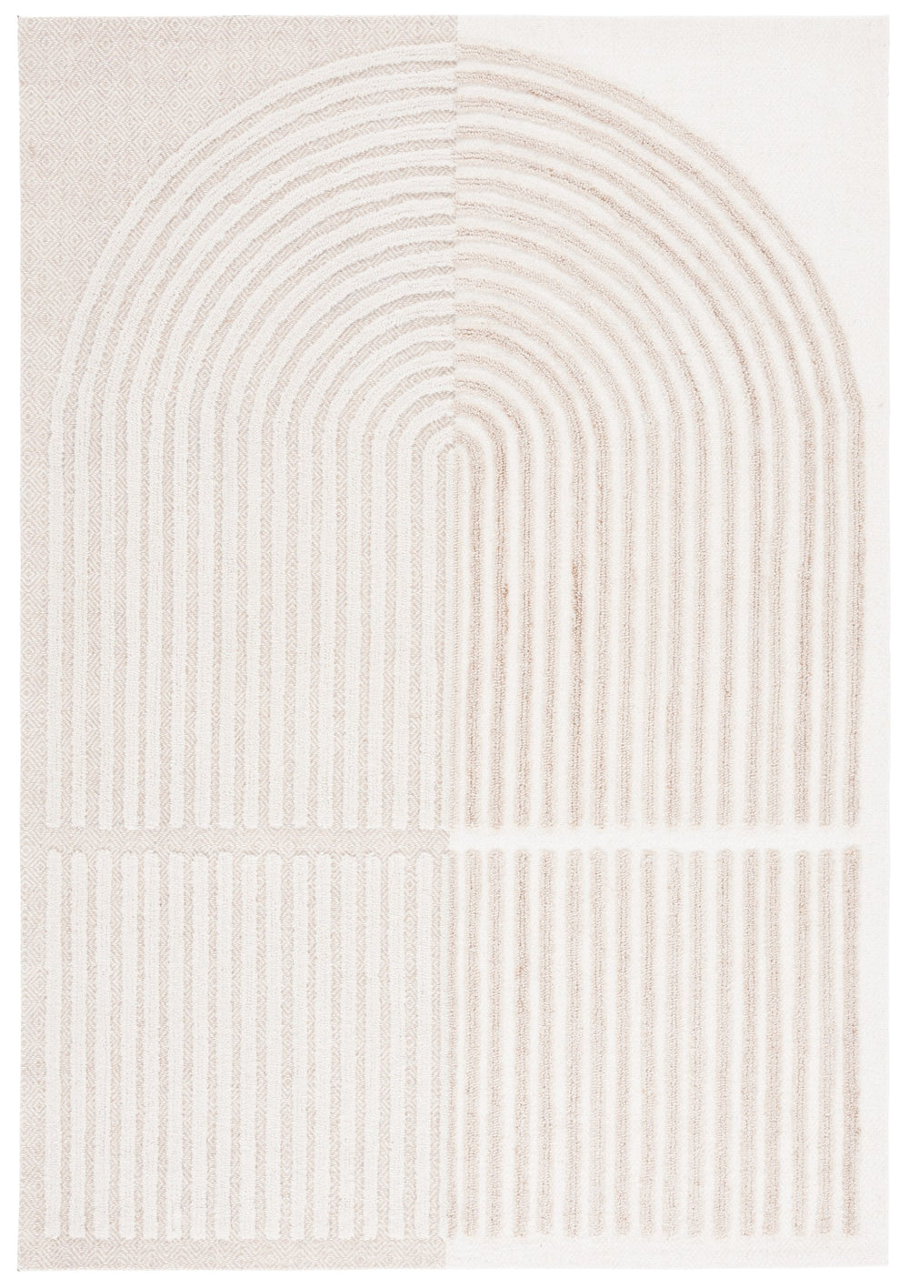 Safavieh Southampton Hand-tufted Area Rug - Luxurious Wool Blend With Modern Design For Chic Home Decor Ivory ,Beige 55% Wool,45% Polyester Sha306b-6sq