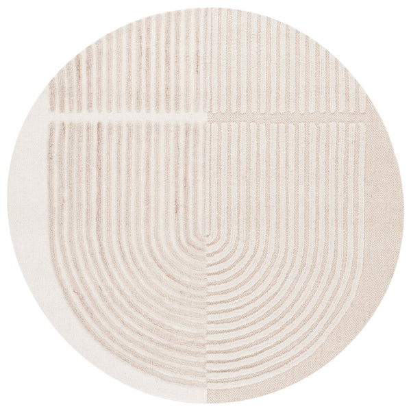 Safavieh Southampton Hand-tufted Area Rug - Luxurious Wool Blend With Modern Design For Chic Home Decor Ivory ,Beige 55% Wool,45% Polyester Sha306b-6sq