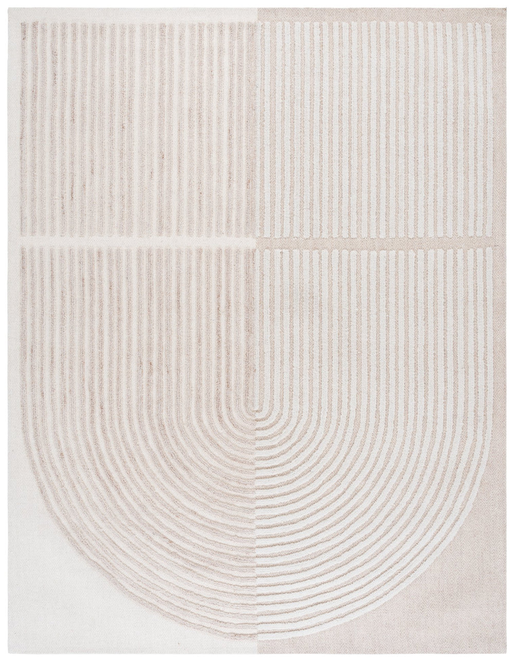 Safavieh Southampton Hand-tufted Area Rug - Luxurious Wool Blend With Modern Design For Chic Home Decor Ivory ,Beige 55% Wool,45% Polyester Sha306b-6sq