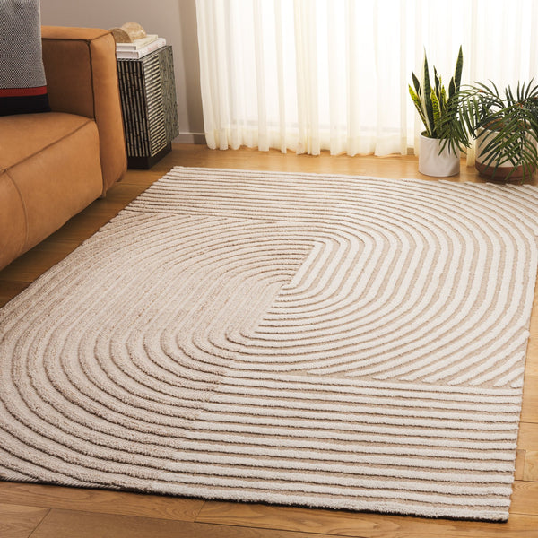 Safavieh Southampton Hand-tufted Area Rug - Contemporary Elegance In Soft Wool & Polyester For Your Home Decor Ivory ,Beige 55% Wool,45% Polyester Sha307b-6sq