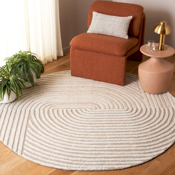 Safavieh Southampton Hand-tufted Area Rug - Contemporary Elegance In Soft Wool & Polyester For Your Home Decor Ivory ,Beige 55% Wool,45% Polyester Sha307b-6sq