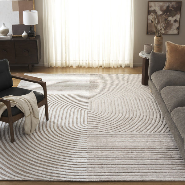 Safavieh Southampton Hand-tufted Area Rug - Contemporary Elegance In Soft Wool & Polyester For Your Home Decor Ivory ,Beige 55% Wool,45% Polyester Sha307b-6sq