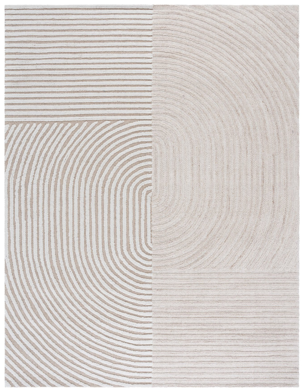 Safavieh Southampton Hand-tufted Area Rug - Contemporary Elegance In Soft Wool & Polyester For Your Home Decor Ivory ,Beige 55% Wool,45% Polyester Sha307b-6sq