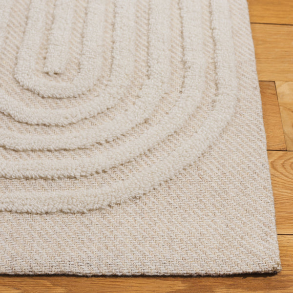 Safavieh Southampton Hand-tufted Area Rug - Modern Abstract Design For Elegant Living Spaces And Comfort Ivory ,Beige 55% Wool,45% Polyester Sha308b-5