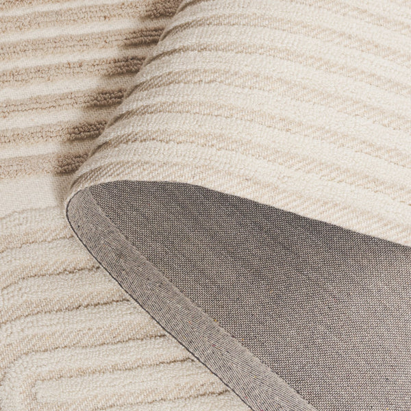 Safavieh Southampton Hand-tufted Area Rug - Modern Abstract Design For Elegant Living Spaces And Comfort Ivory ,Beige 55% Wool,45% Polyester Sha308b-5