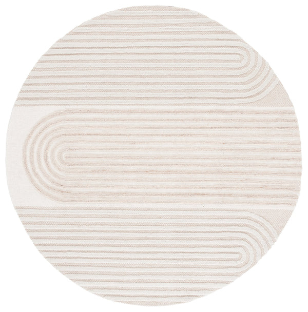 Safavieh Southampton Hand-tufted Area Rug - Modern Abstract Design For Elegant Living Spaces And Comfort Ivory ,Beige 55% Wool,45% Polyester Sha308b-5