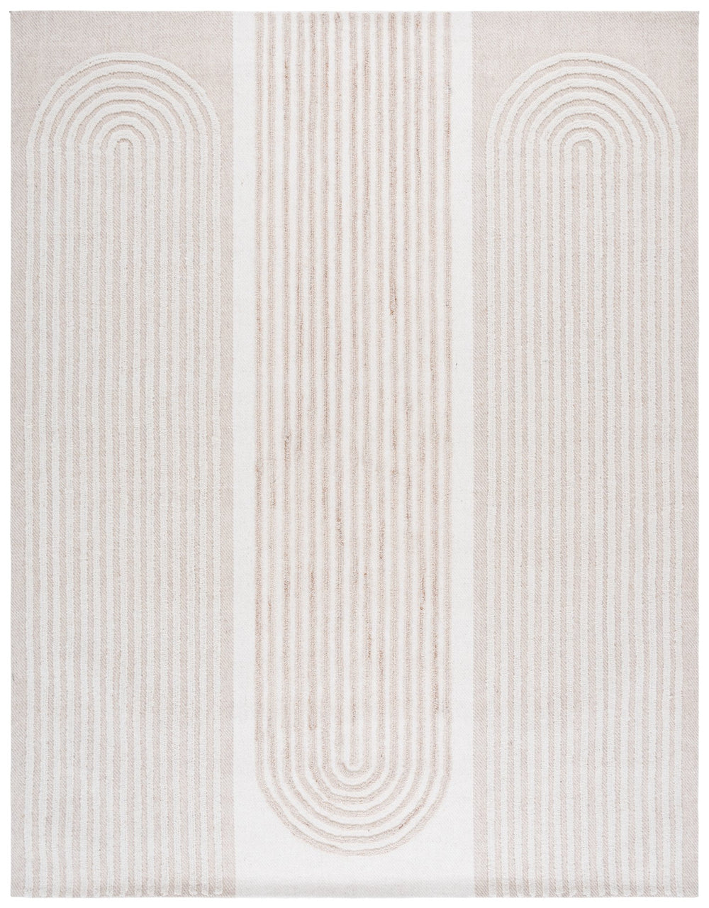 Safavieh Southampton Hand-tufted Area Rug - Modern Abstract Design For Elegant Living Spaces And Comfort Ivory ,Beige 55% Wool,45% Polyester Sha308b-5