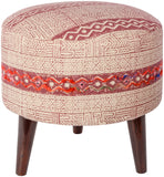 Shivangi SHG-001 16"H x 16"W x 16"D Ottoman SHG-001 Livabliss Surya