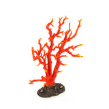 Red Coral Orange Red with Distressed Brown Base SHI028 Zentique