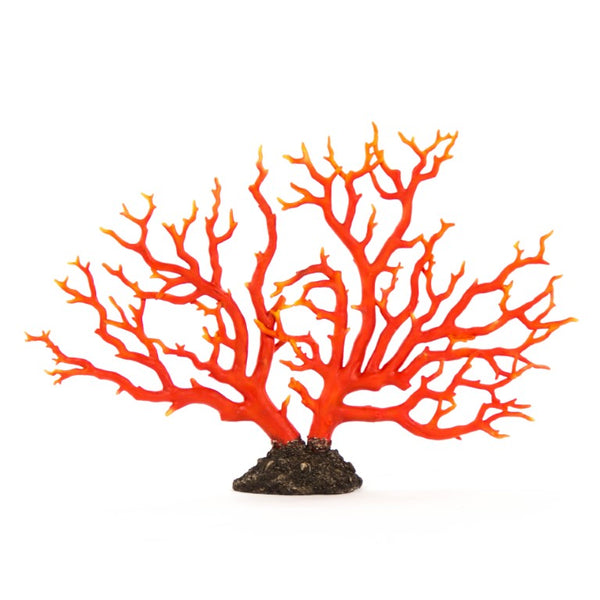 Zentique Red Coral vibrant polyresin accent sculpture — striking coastal centerpiece with realistic texture and durable finish W30 x H20 x D5 SHI029