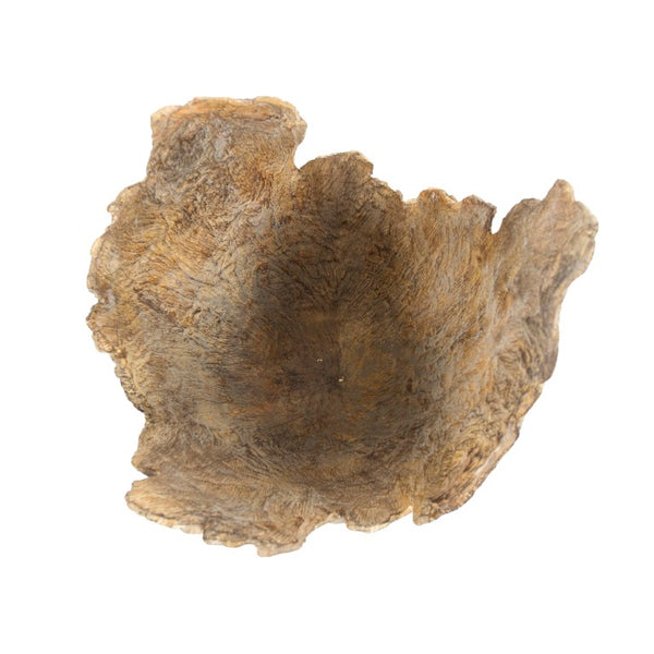 Zentique Wooden Handcrafted Resin-Accented Sculpture 15.5" Tall — Modern Organic Decor for Shelves & Mantels SHI044