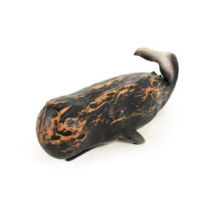 Zentique Sperm Whale Sculpture Medium Resin Decor – Realistic Textured Finish for Coastal, Nautical, Contemporary Homes SHI049