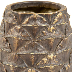 Zentique Small Pineapple Vase Glossy Resin Tropical Accent for Shelves, Tables & Flowers — Durable Decorative 93 chars SHI052