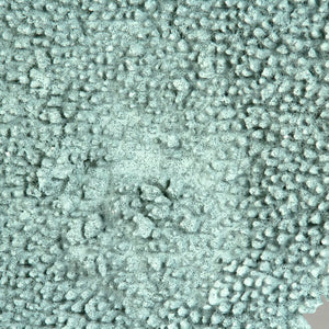 Blue Coral on Gold Base Pale Blue Resin, Distressed Gold Metal SHI054 Zentique