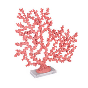 Zentique Coral Resin Accent Décor Sculpture — Realistic Coastal Tabletop Ornament, Durable Textured Finish SHI061