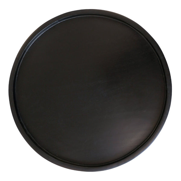 Karina Living Blandon Side Table – Timeless Black Sandblasted Mango Wood for Stylish Living, Bedroom & Entryways SHR218BK