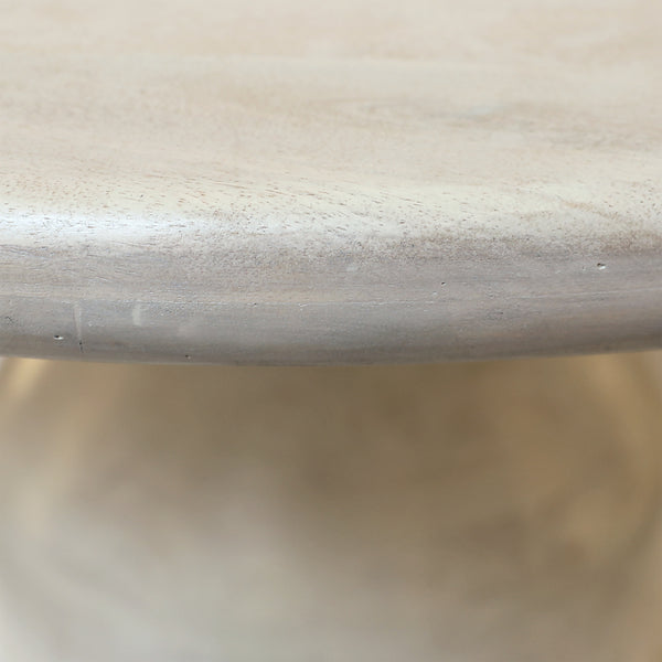 Dovetail Domingo Dining Table Whitewash Finish Mango Wood SHR225