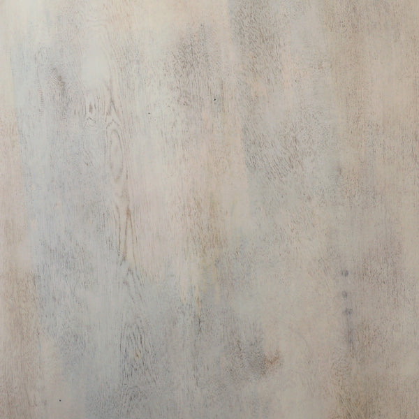 Dovetail Domingo Dining Table Whitewash Finish Mango Wood SHR225