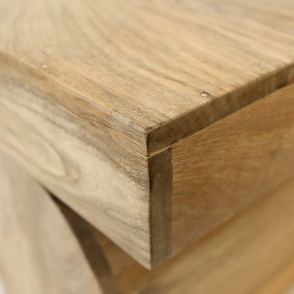 Dovetail Casimiro Coffee Table Light Natural Mango Wood SHR229