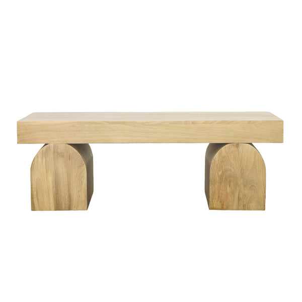 Dovetail Casimiro Coffee Table Light Natural Mango Wood SHR229