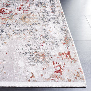 Safavieh Signature Modern Area Rug - Luxurious Abstract Design, Plush Comfort, Perfect For Any Space Ivory ,Grey 60% Polyester,40% Acyrclic Sig310a-9