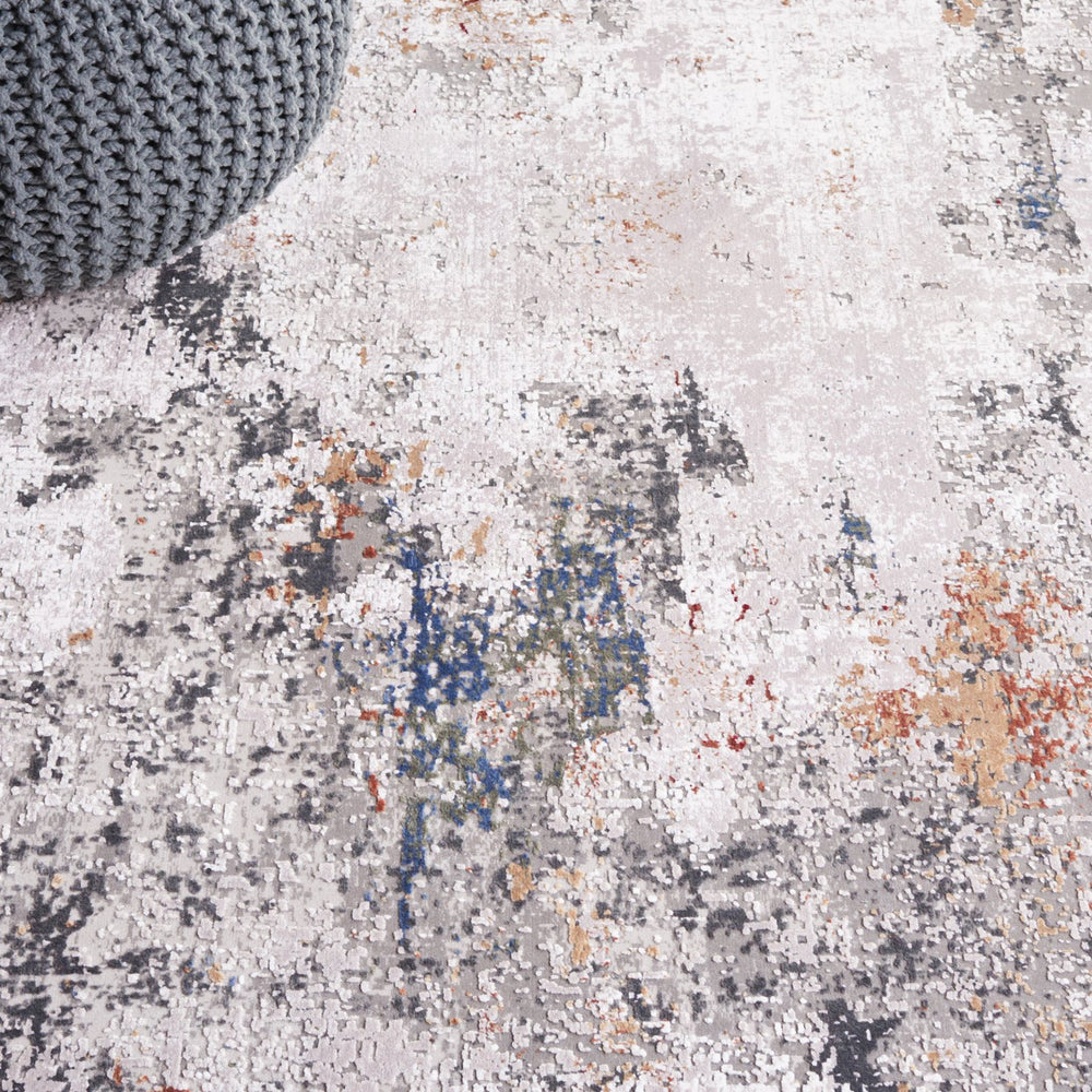 Safavieh Signature Modern Area Rug - Luxurious Abstract Design, Plush Comfort, Perfect For Any Space Ivory ,Grey 60% Polyester,40% Acyrclic Sig310a-9