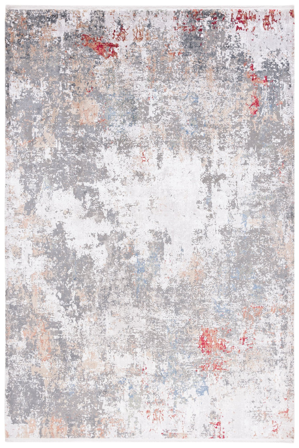 Safavieh Signature Modern Area Rug - Luxurious Abstract Design, Plush Comfort, Perfect For Any Space Ivory ,Grey 60% Polyester,40% Acyrclic Sig310a-9