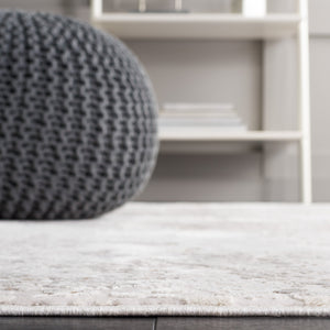 Safavieh Signature Modern Area Rug - Elegant Abstract Design, Durable Power Loomed Comfort For Any Space Ivory ,Grey 60% Polyester,40% Acyrclic Sig312a-10