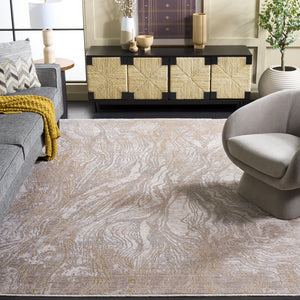 Safavieh Signature Modern Beige Ivory Area Rug — Low Pile, Power-Loomed Durability For Living Rooms And Bedrooms 10'-0" x 14'-0" SIG710B-10