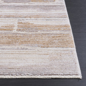 Safavieh Signature Neutral Beige Grey Area Rug — Turkish Power-Loomed Low-Profile 8X10 Soft Polyester Blend 8'-0" x 10'-0" SIG712B-8
