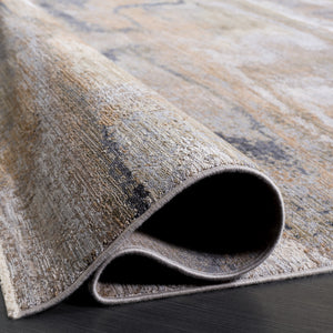 Safavieh Signature Contemporary Beige Grey Area Rug - Low-Profile Soft Sheen, Durable Power‑Loomed Turkish Weave 9'-0" x 12'-0" SIG714B-9