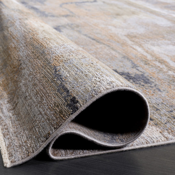 Safavieh Signature Contemporary Beige Grey Area Rug - Low-Profile Soft Sheen, Durable Power‑Loomed Turkish Weave 9'-0" x 12'-0" SIG714B-9