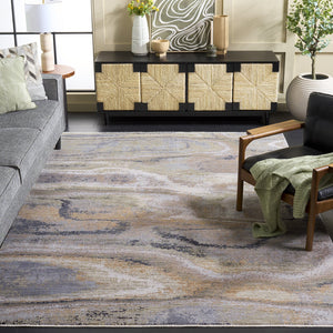 Safavieh Signature Modern Beige Grey Area Rug – Low-Profile Power‑Loomed Design, Durable Soft Texture For Living Spaces 10'-0" x 14'-0" SIG714B-10