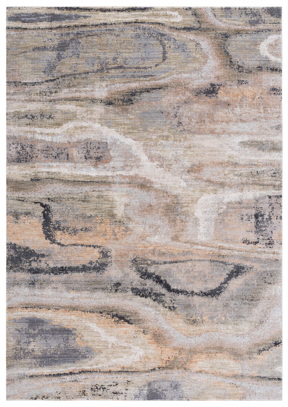 Safavieh Signature Modern Beige Grey Area Rug – Low-Profile Power‑Loomed Design, Durable Soft Texture For Living Spaces 10'-0" x 14'-0" SIG714B-10