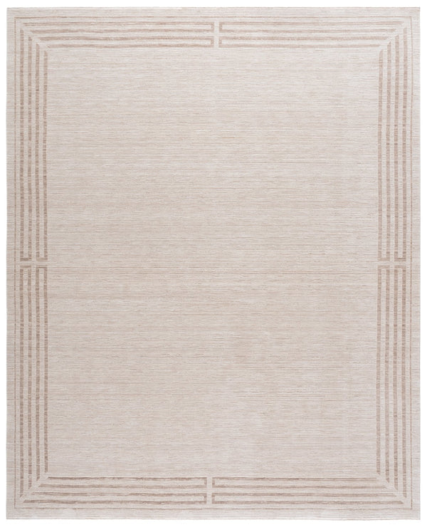 Safavieh Signature Ivory Beige Area Rug - Power-Loomed Turkish Wool-Feel Blend, Low Pile, Timeless Neutral Elegance 9'-0" x 12'-0" SIG720A-9