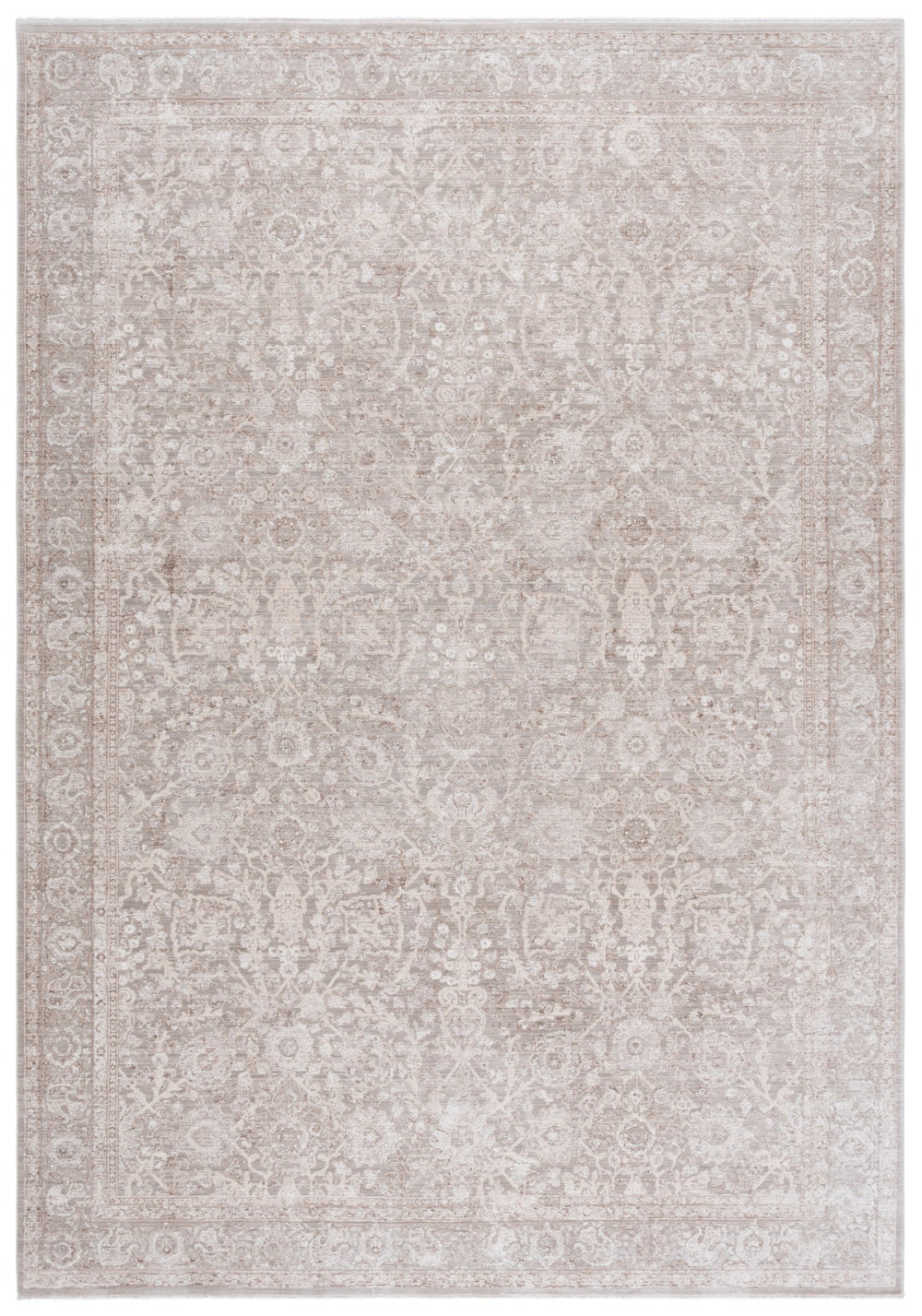 Safavieh Signature Transitional Beige Grey Area Rug - Low-Profile Durable Power-Loomed Design For Living Rooms 10'-0" x 14'-0" SIG722B-10