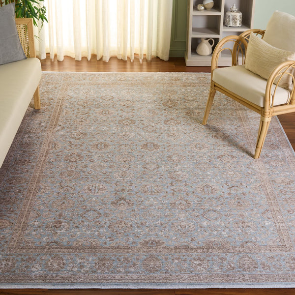 Safavieh Signature Timeless Grey Beige Traditional Area Rug — Low-Profile Turkish Power-Loomed Comfort And Durability 8'-0" x 10'-0" SIG724F-8