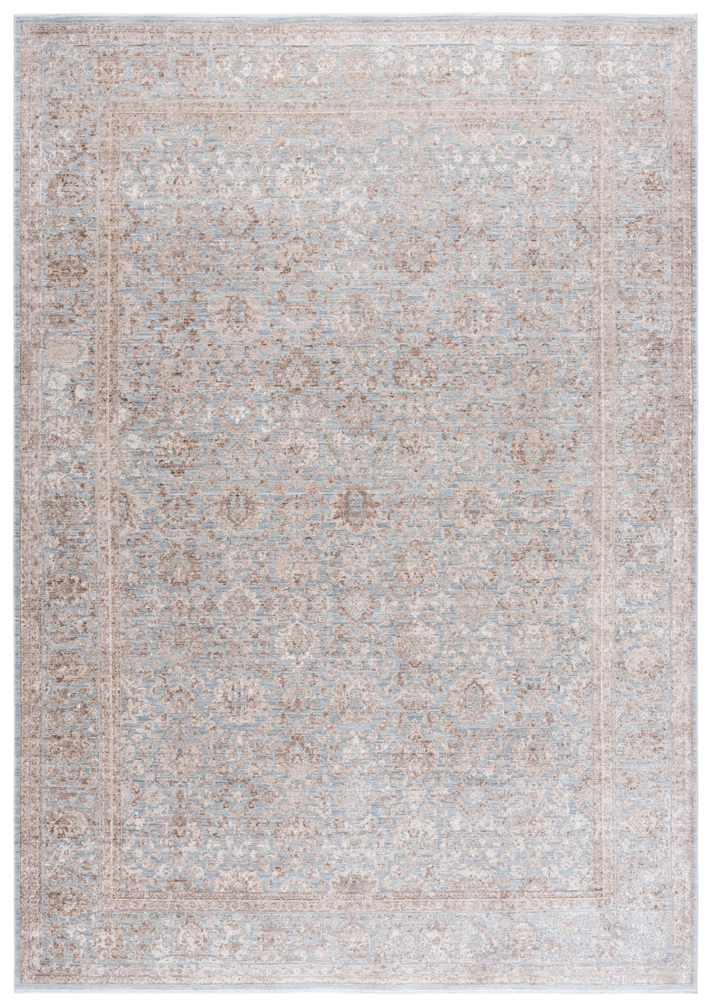 Safavieh Signature Timeless Grey Beige Traditional Area Rug — Low-Profile Turkish Power-Loomed Comfort And Durability 8'-0" x 10'-0" SIG724F-8