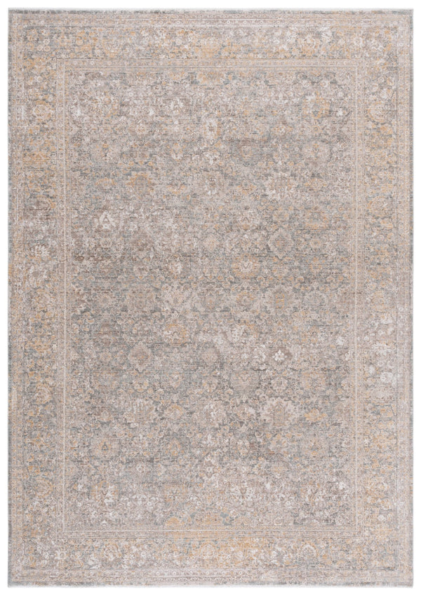 Safavieh Signature Elegant Dark Grey Beige Area Rug — Low-Profile Sheen, Durable Power-Loomed Turkish Weave 10'-0" x 14'-0" SIG724G-10