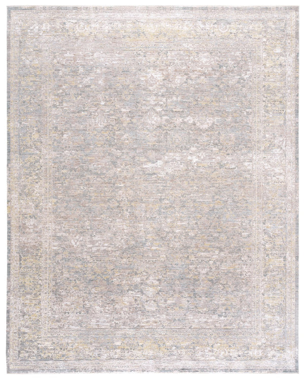 Safavieh Signature Elegant Dark Grey Beige Area Rug — Low-Profile Sheen, Durable Power-Loomed Turkish Weave 10'-0" x 14'-0" SIG724G-10