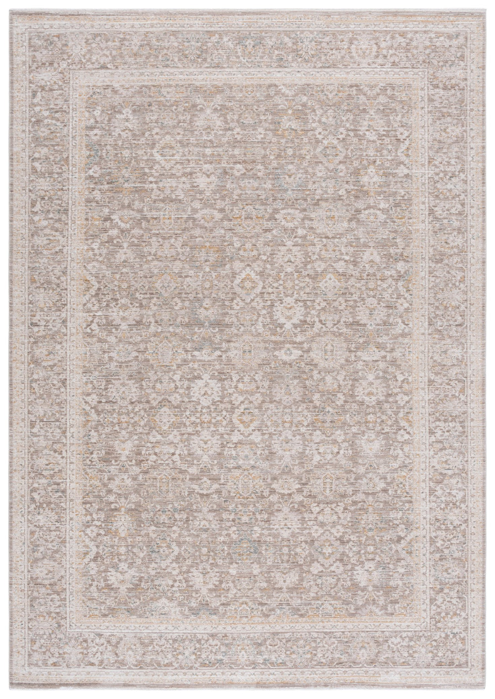 Safavieh Signature Timeless Beige Ivory Area Rug — Power‑Loomed Turkey, 5/8" Low Pile, Durable Soft Cushioning For Living Room 9'-0" x 12'-0" SIG726B-9