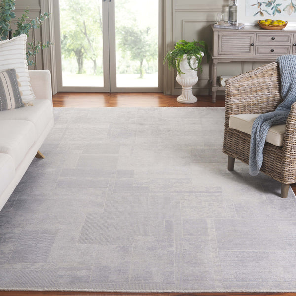 Safavieh Signature Ultra-modern Area Rug In Light Grey With Geometric Pattern - Perfect For Contemporary Spaces Light Grey ,Grey 70% Polyester,30% Acrylic Sig730f-9