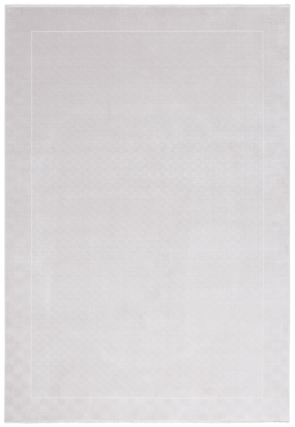 Safavieh Signature Turkish-made Area Rug - Modern Power-loomed Design, Luxurious Viscose & Acrylic Blend For Elegance Grey ,Ivory 80% Viscose,20% Acrylic Sig734f-9